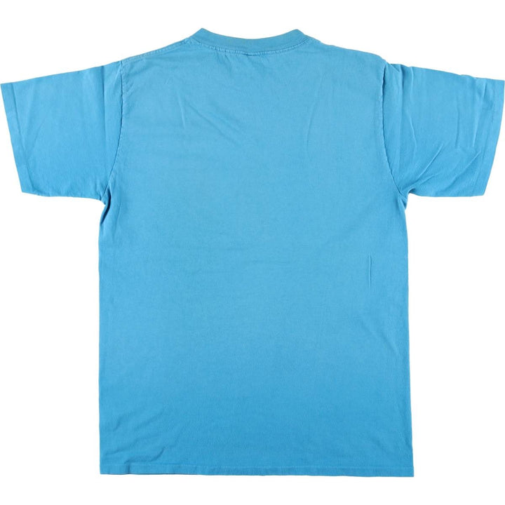 Vintage 90'S Ocean Pacific surf/skateboard t-shirt with silver tag, size M, men's unclear turquoise blue Vintage Second Hand