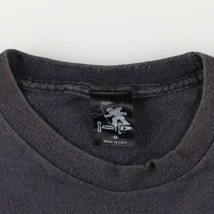 Vintage 90'S GOTCHA surf/skate T-shirt, Made in USA, Men's Size Medium cotton black type Vintage Second Hand
