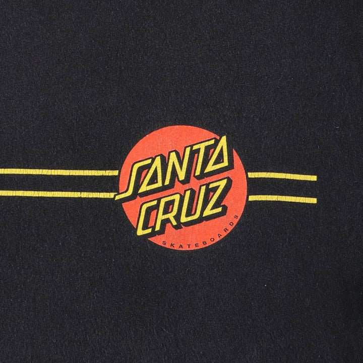 ALSTYLE SANTA CRUZ MARVEL Surf Skate T-Shirt, Men's Size Medium cotton black type Vintage Second Hand