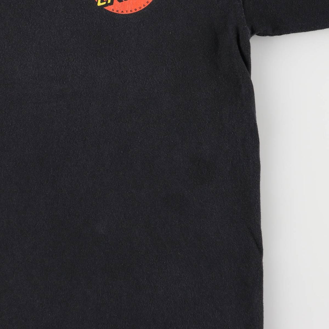 ALSTYLE SANTA CRUZ MARVEL Surf Skate T-Shirt, Men's Size Medium cotton black type Vintage Second Hand