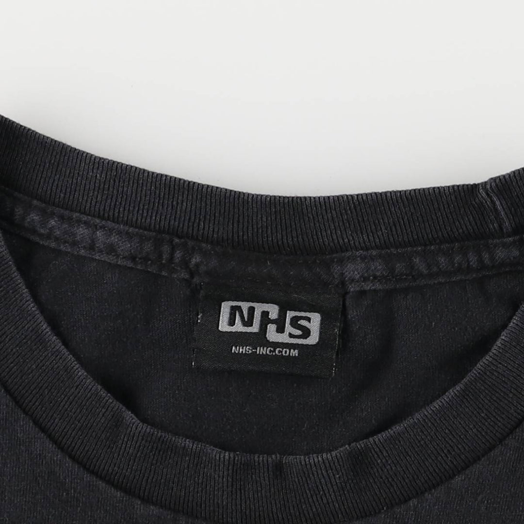 Vintage 2000'S NHS Santa Cruz surf and skateboard t-shirt, size M, men's unclear black type Vintage Second Hand
