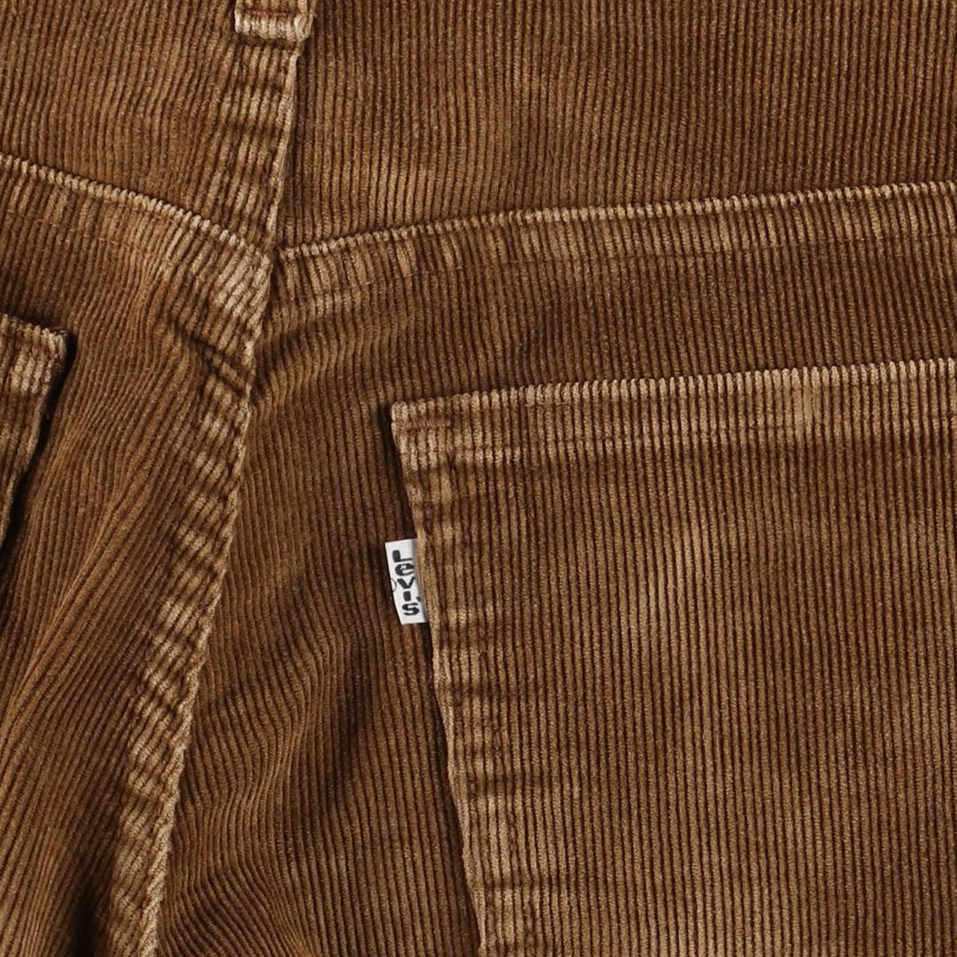 90'S Levi's 519-1529 Corduroy Pants Made in USA Men's W31 Vintage cotton brown type Vintage Second Hand
