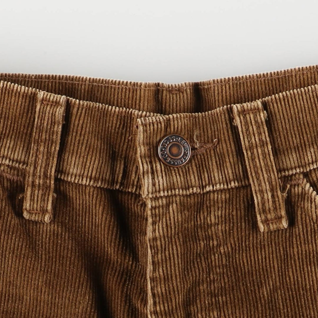 90'S Levi's 519-1529 Corduroy Pants Made in USA Men's W31 Vintage cotton brown type Vintage Second Hand