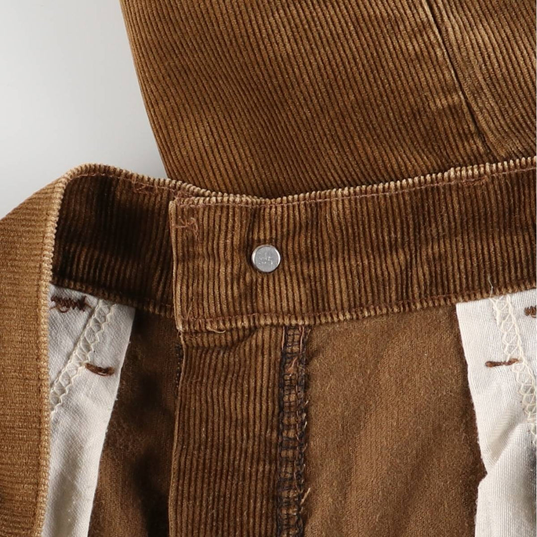 90'S Levi's 519-1529 Corduroy Pants Made in USA Men's W31 Vintage cotton brown type Vintage Second Hand