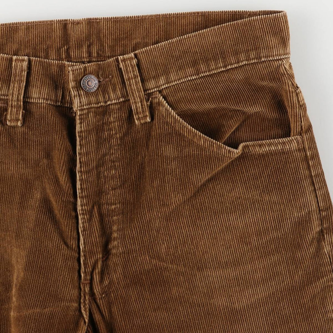90'S Levi's 519-1529 Corduroy Pants Made in USA Men's W31 Vintage cotton brown type Vintage Second Hand
