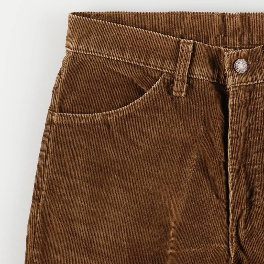 90'S Levi's 519-1529 Corduroy Pants Made in USA Men's W31 Vintage cotton brown type Vintage Second Hand