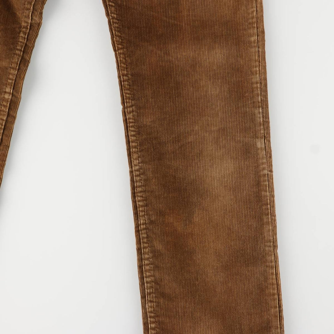 90'S Levi's 519-1529 Corduroy Pants Made in USA Men's W31 Vintage cotton brown type Vintage Second Hand