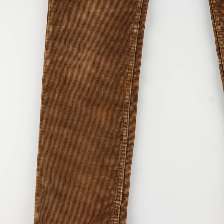 90'S Levi's 519-1529 Corduroy Pants Made in USA Men's W31 Vintage cotton brown type Vintage Second Hand