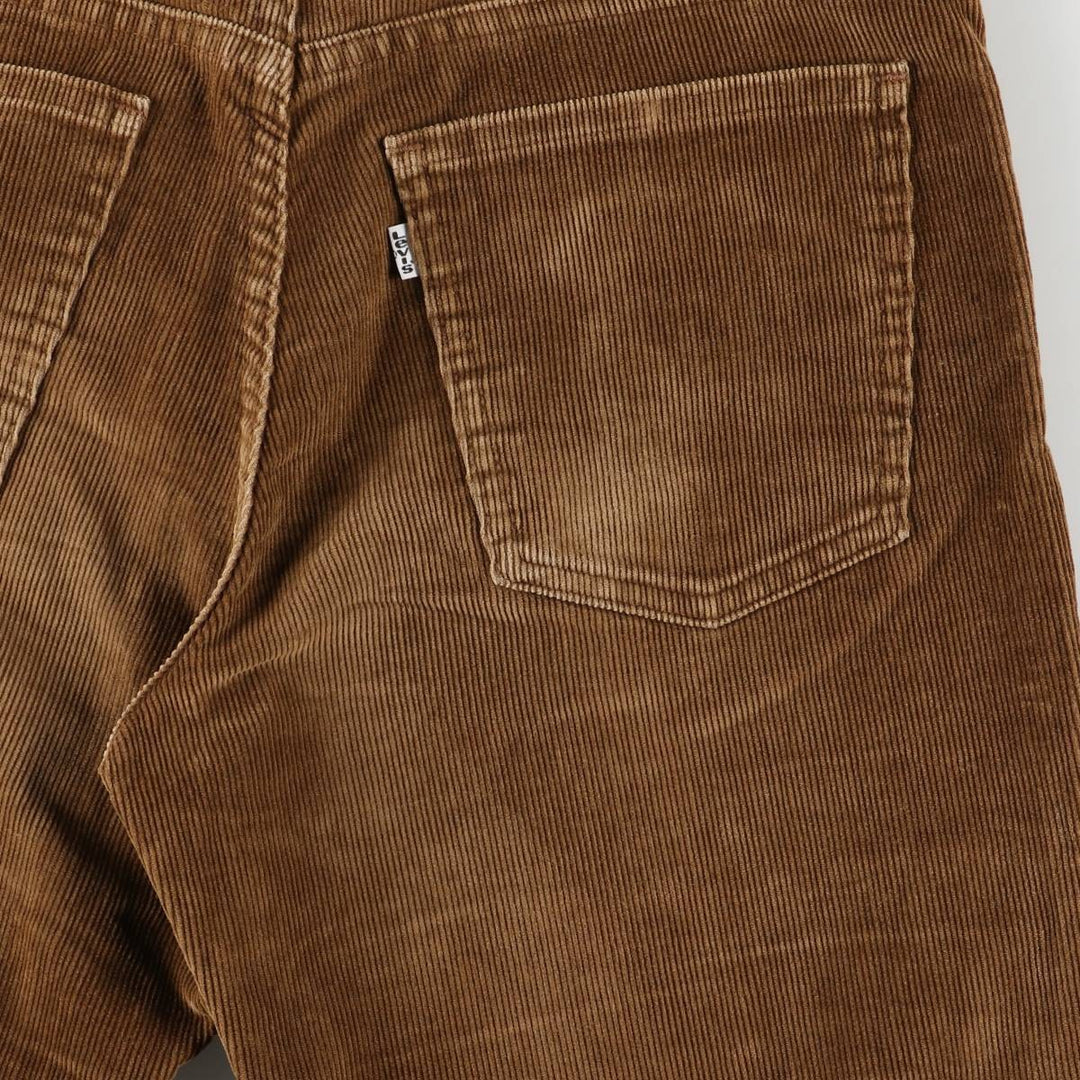 90'S Levi's 519-1529 Corduroy Pants Made in USA Men's W31 Vintage cotton brown type Vintage Second Hand