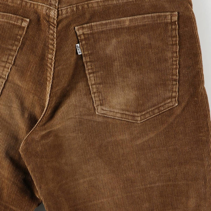 90'S Levi's 519-1529 Corduroy Pants Made in USA Men's W31 Vintage cotton brown type Vintage Second Hand