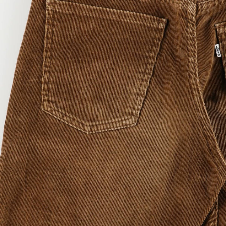 90'S Levi's 519-1529 Corduroy Pants Made in USA Men's W31 Vintage cotton brown type Vintage Second Hand