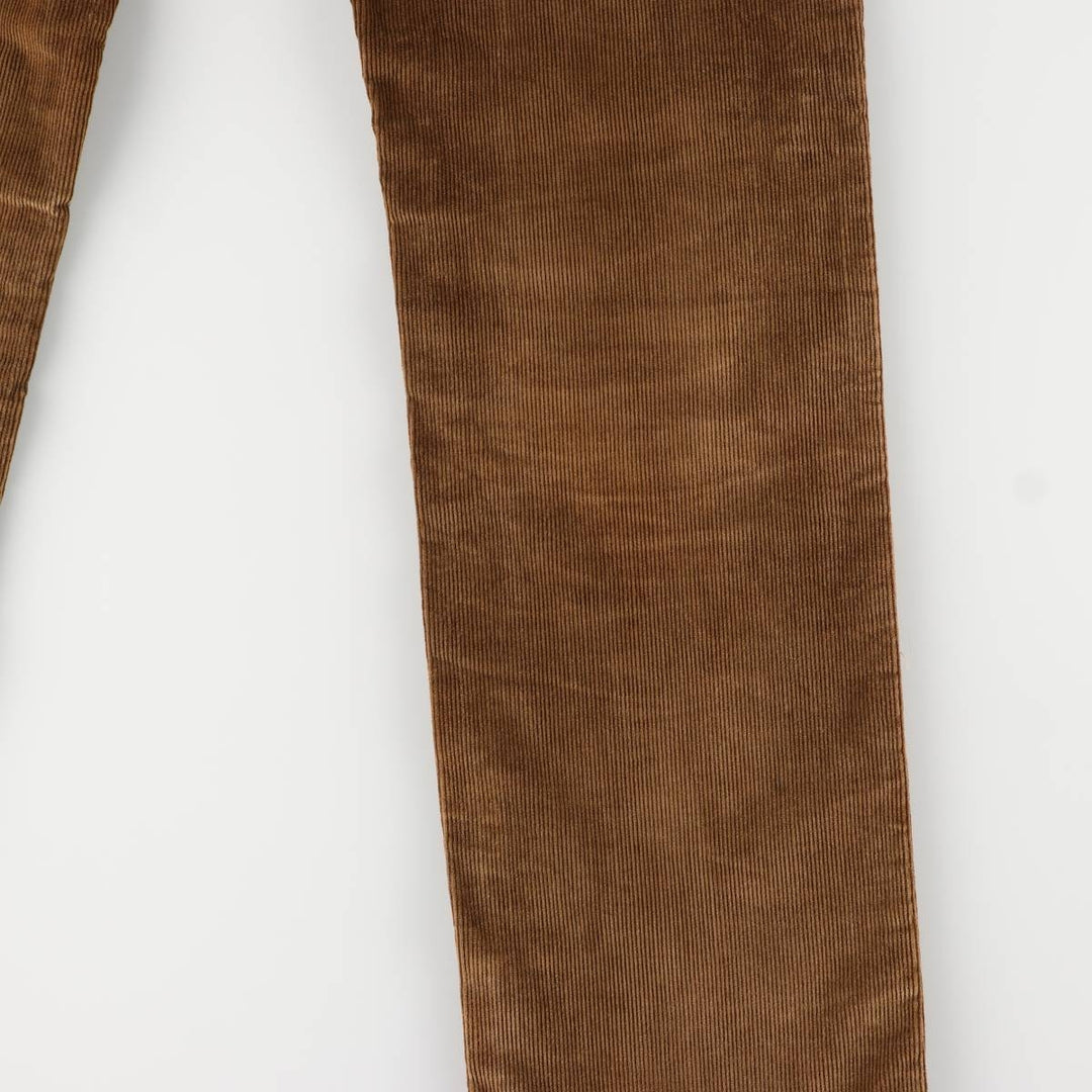 90'S Levi's 519-1529 Corduroy Pants Made in USA Men's W31 Vintage cotton brown type Vintage Second Hand