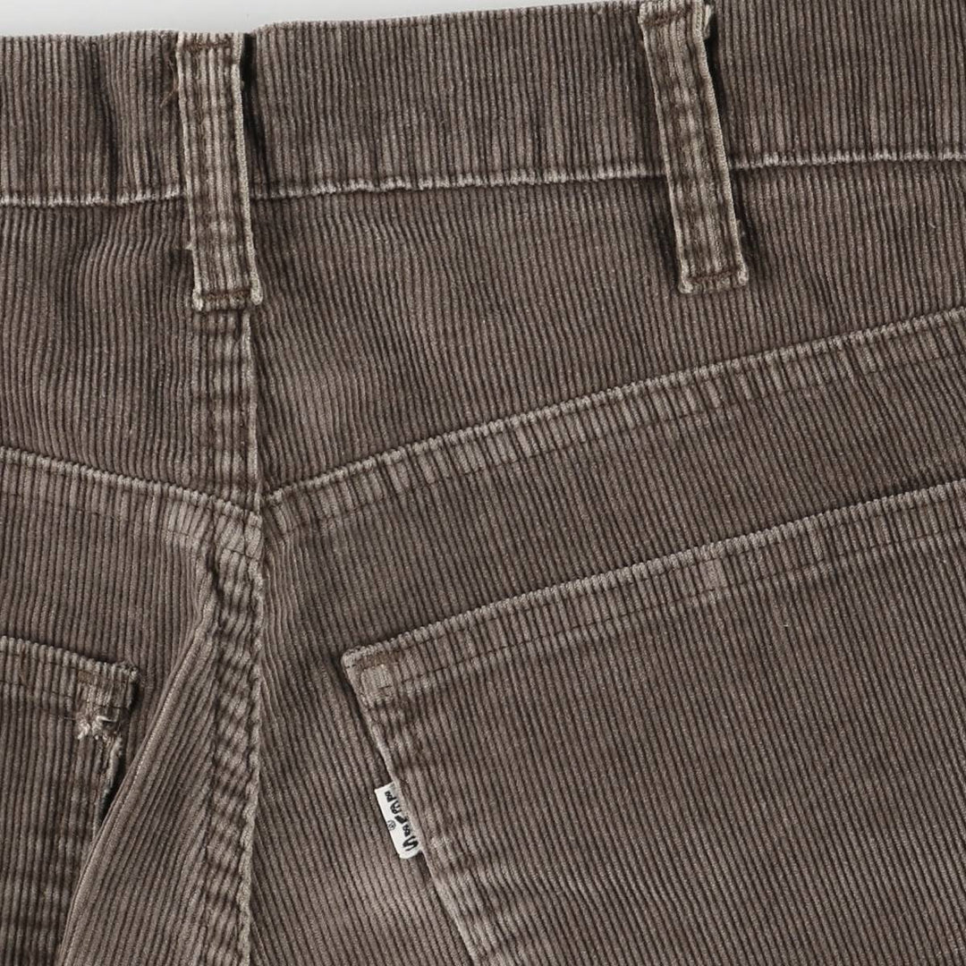Vintage 1980'S Levi's 519-1529 corduroy pants, men's size W30. unclear brown type Vintage Second Hand