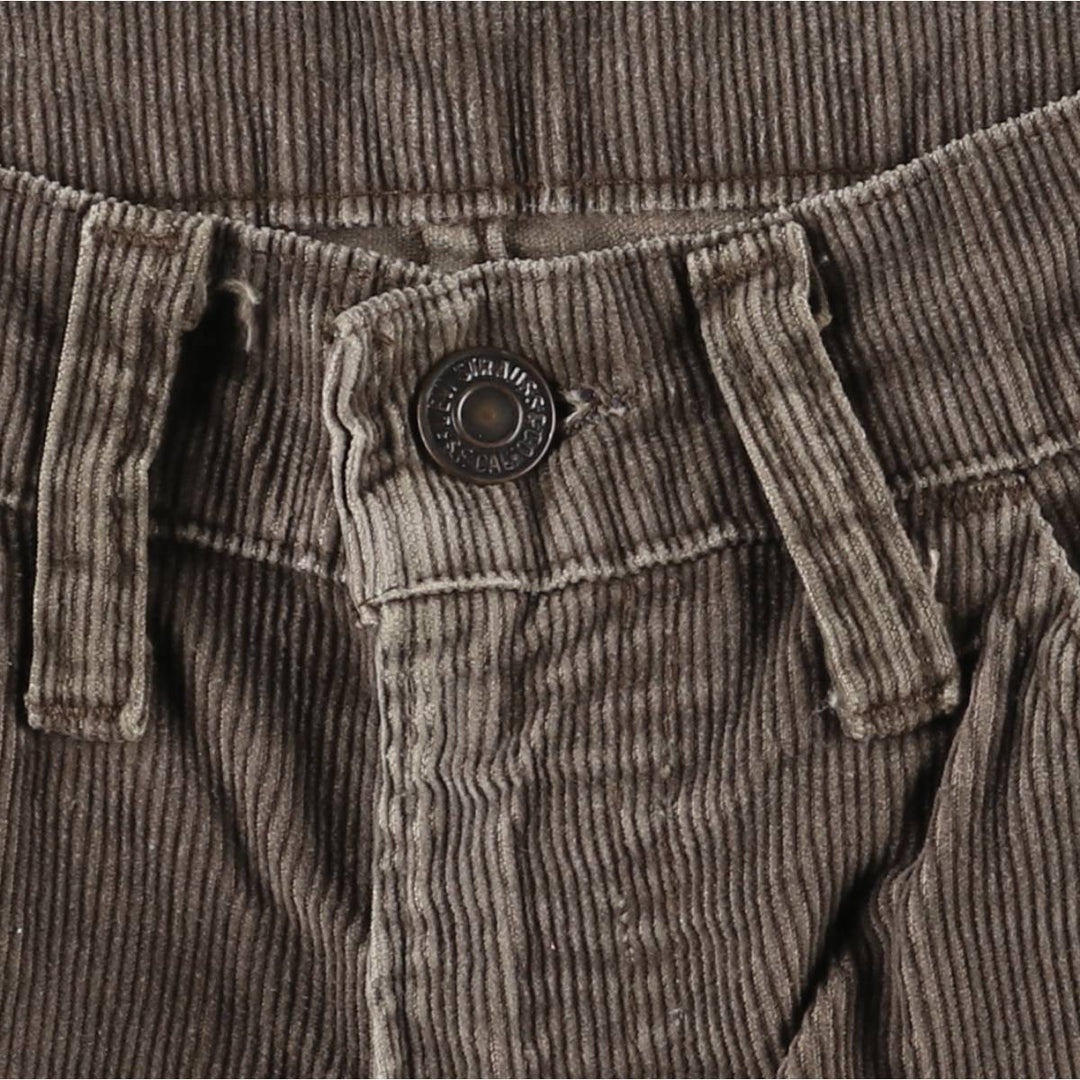 Vintage 1980'S Levi's 519-1529 corduroy pants, men's size W30. unclear brown type Vintage Second Hand