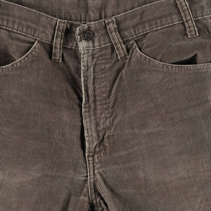 Vintage 1980'S Levi's 519-1529 corduroy pants, men's size W30. unclear brown type Vintage Second Hand