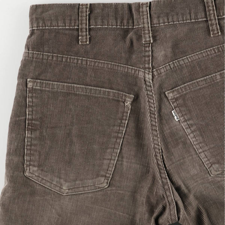Vintage 1980'S Levi's 519-1529 corduroy pants, men's size W30. unclear brown type Vintage Second Hand