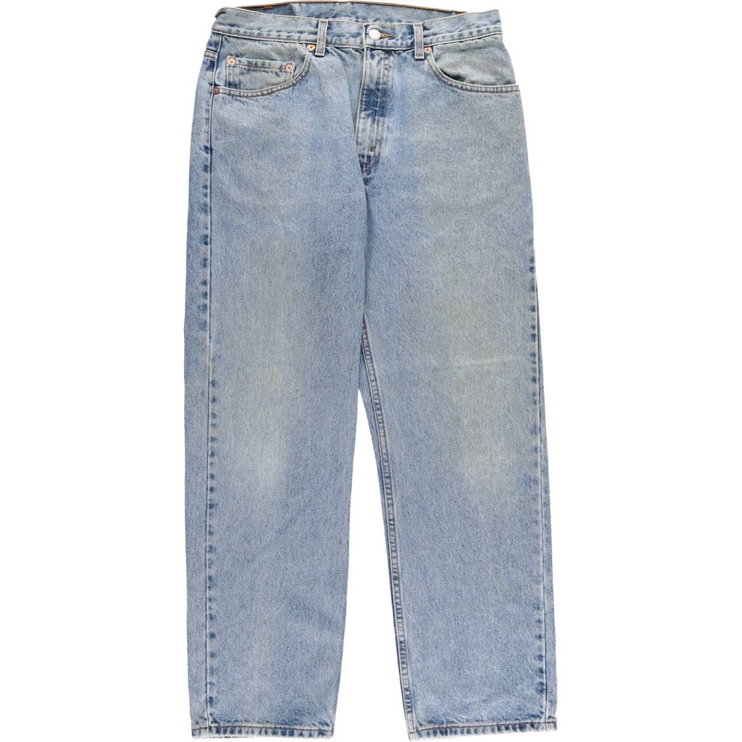 90'S Levi's 505 REGULAR FIT STRAIGHT LEG tapered denim pants for men, W33 equivalent, vintage cotton blue type Vintage Second Hand