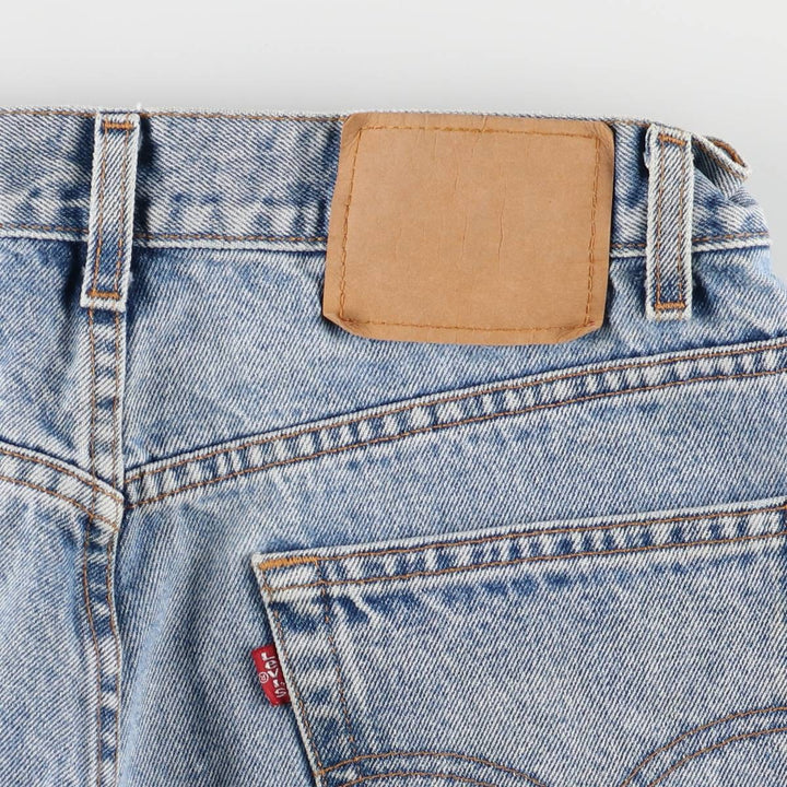 90'S Levi's 505 REGULAR FIT STRAIGHT LEG tapered denim pants for men, W33 equivalent, vintage cotton blue type Vintage Second Hand