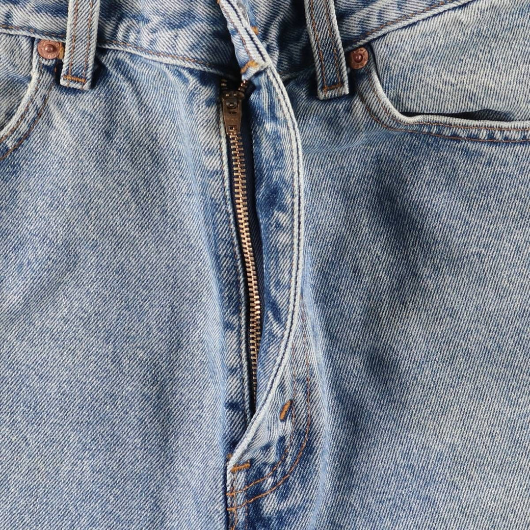 90'S Levi's 505 REGULAR FIT STRAIGHT LEG tapered denim pants for men, W33 equivalent, vintage cotton blue type Vintage Second Hand