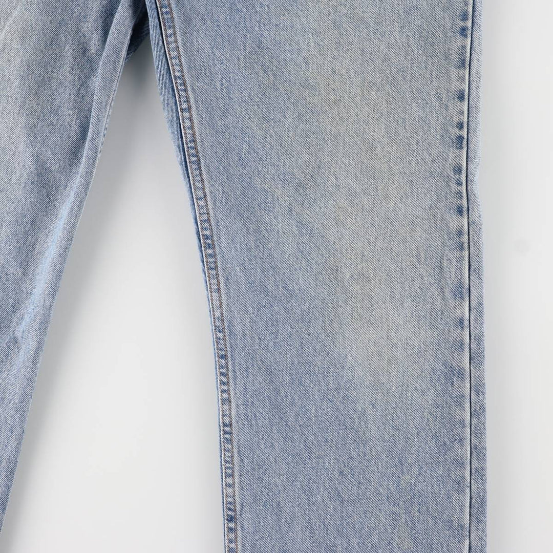 90'S Levi's 505 REGULAR FIT STRAIGHT LEG tapered denim pants for men, W33 equivalent, vintage cotton blue type Vintage Second Hand
