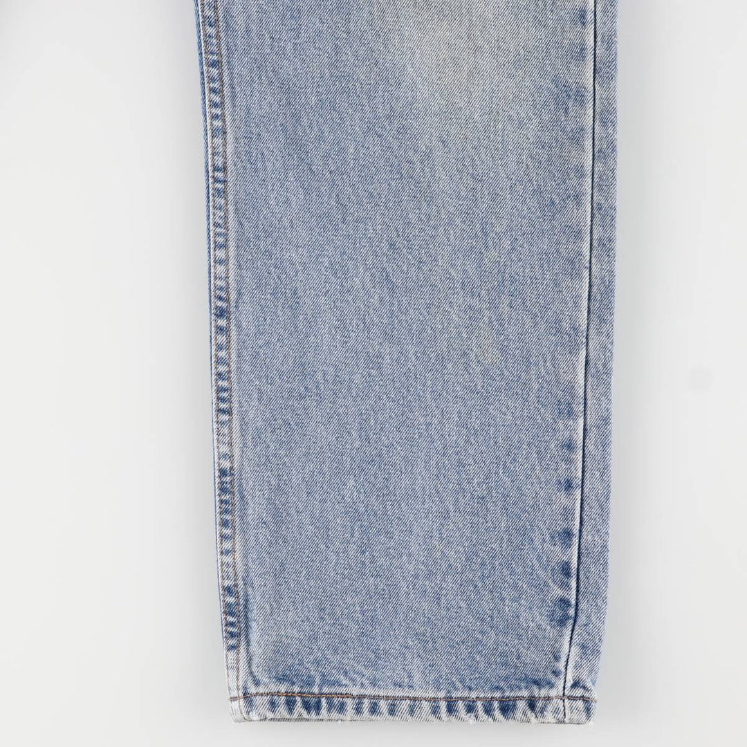 90'S Levi's 505 REGULAR FIT STRAIGHT LEG tapered denim pants for men, W33 equivalent, vintage cotton blue type Vintage Second Hand