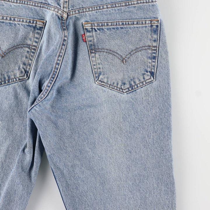 90'S Levi's 505 REGULAR FIT STRAIGHT LEG tapered denim pants for men, W33 equivalent, vintage cotton blue type Vintage Second Hand