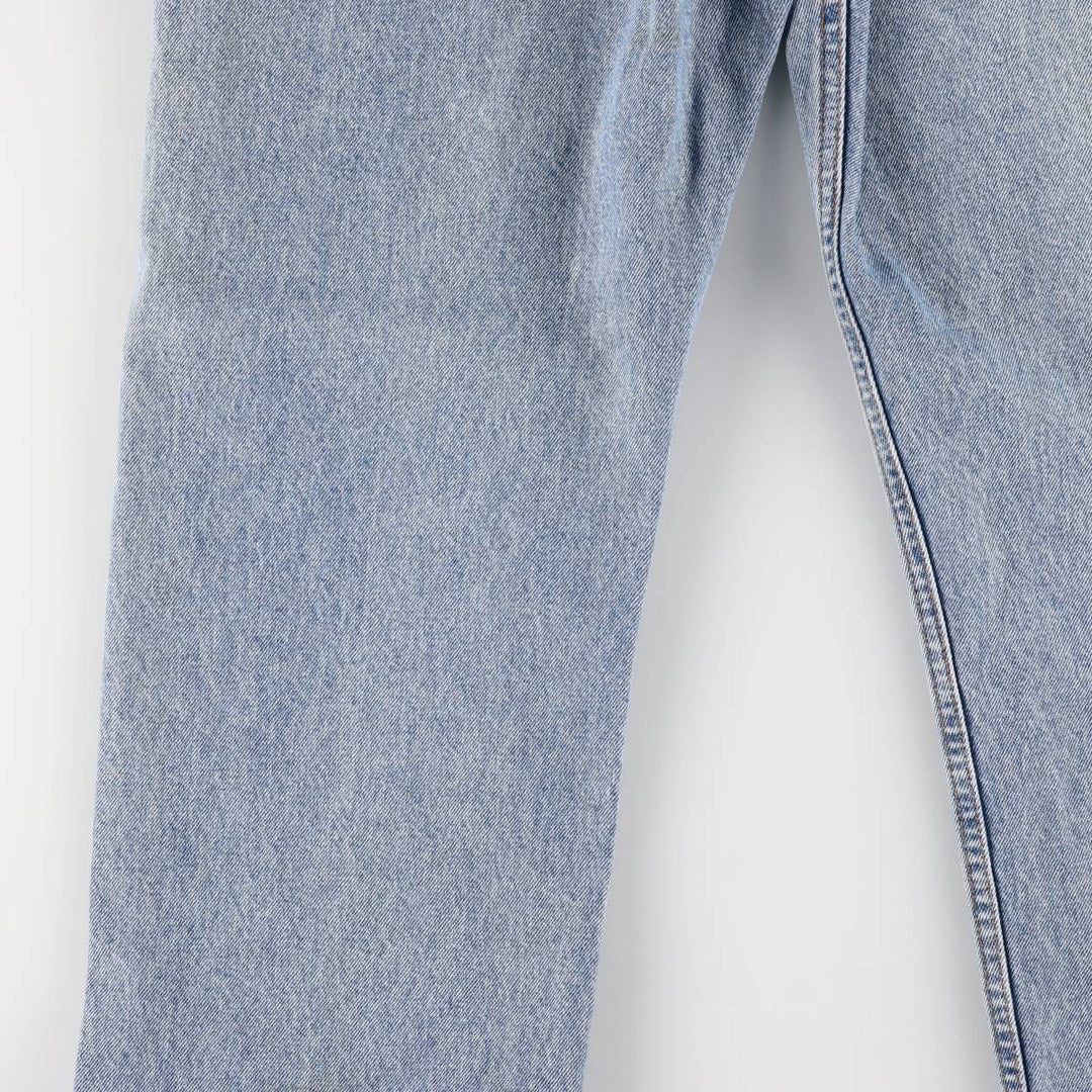 90'S Levi's 505 REGULAR FIT STRAIGHT LEG tapered denim pants for men, W33 equivalent, vintage cotton blue type Vintage Second Hand