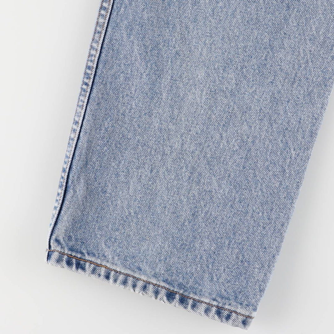 90'S Levi's 505 REGULAR FIT STRAIGHT LEG tapered denim pants for men, W33 equivalent, vintage cotton blue type Vintage Second Hand