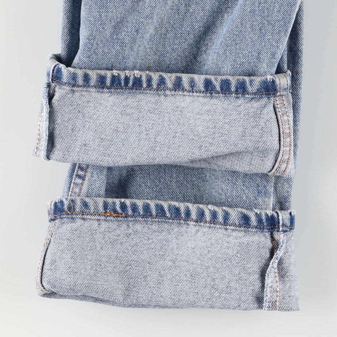 90'S Levi's 505 REGULAR FIT STRAIGHT LEG tapered denim pants for men, W33 equivalent, vintage cotton blue type Vintage Second Hand