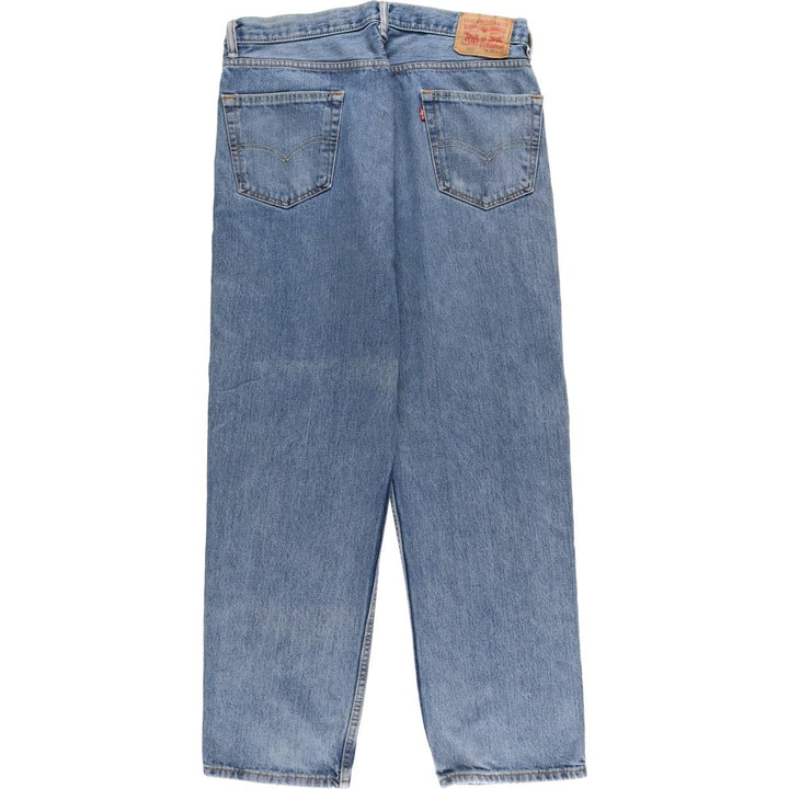 Levi's 550 tapered denim pants for men, size w36 unclear blue type Vintage Second Hand