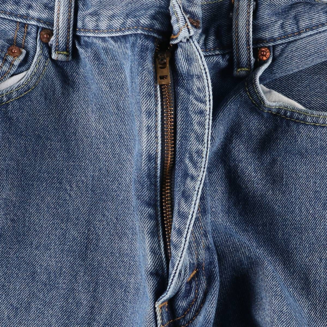 Levi's 550 tapered denim pants for men, size w36 unclear blue type Vintage Second Hand