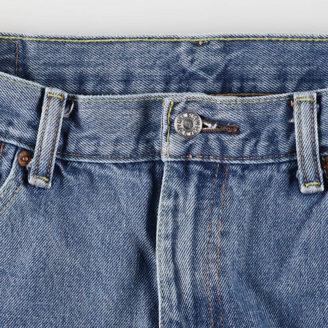 Levi's 550 tapered denim pants for men, size w36 unclear blue type Vintage Second Hand