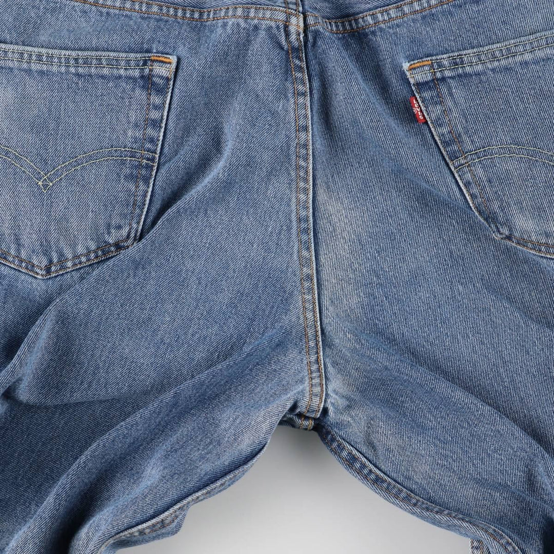 Levi's 550 tapered denim pants for men, size w36 unclear blue type Vintage Second Hand