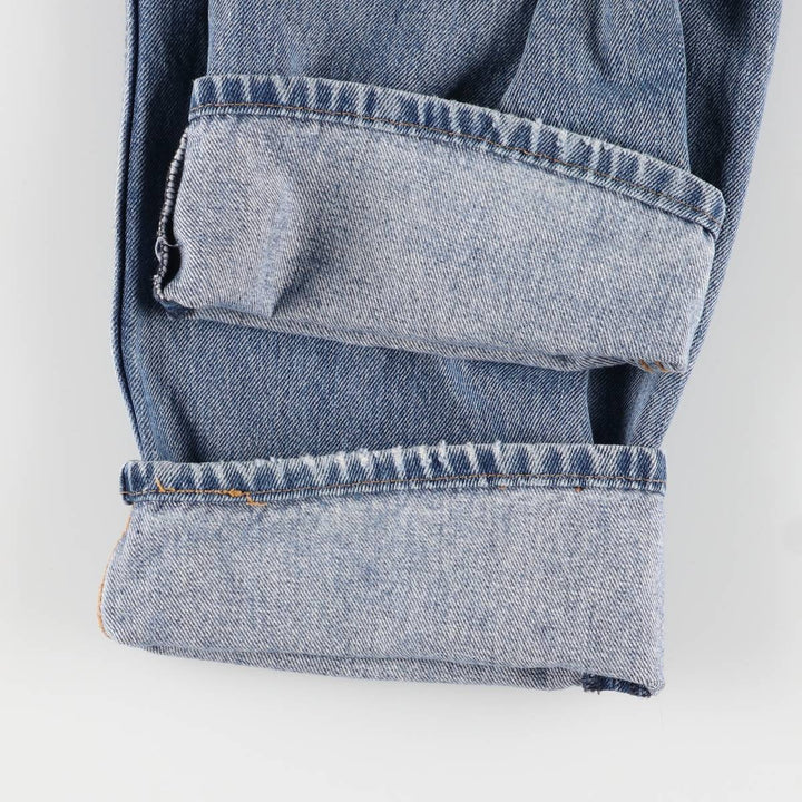 Levi's 550 tapered denim pants for men, size w36 unclear blue type Vintage Second Hand