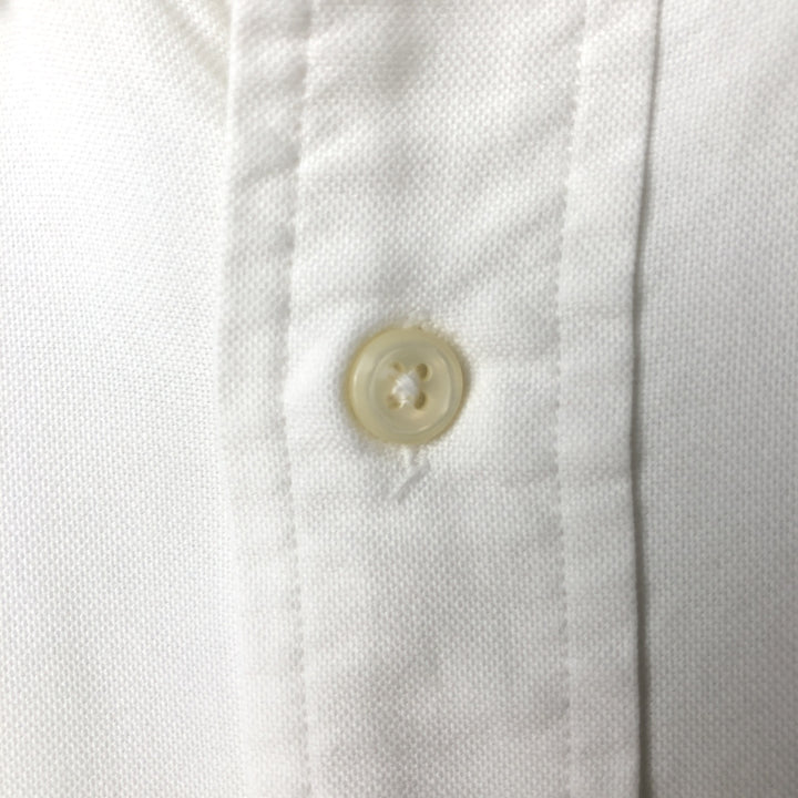 Ralph Lauren YARMOUTH long sleeve button down shirt, men's size L cotton pale white type Vintage Second Hand