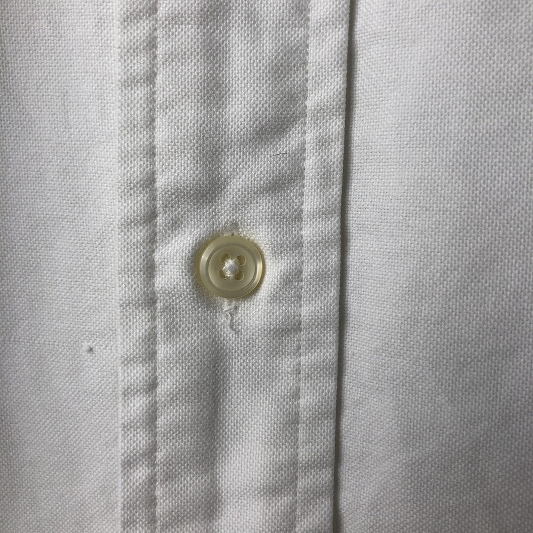 Ralph Lauren YARMOUTH long sleeve button down shirt, men's size L cotton pale white type Vintage Second Hand