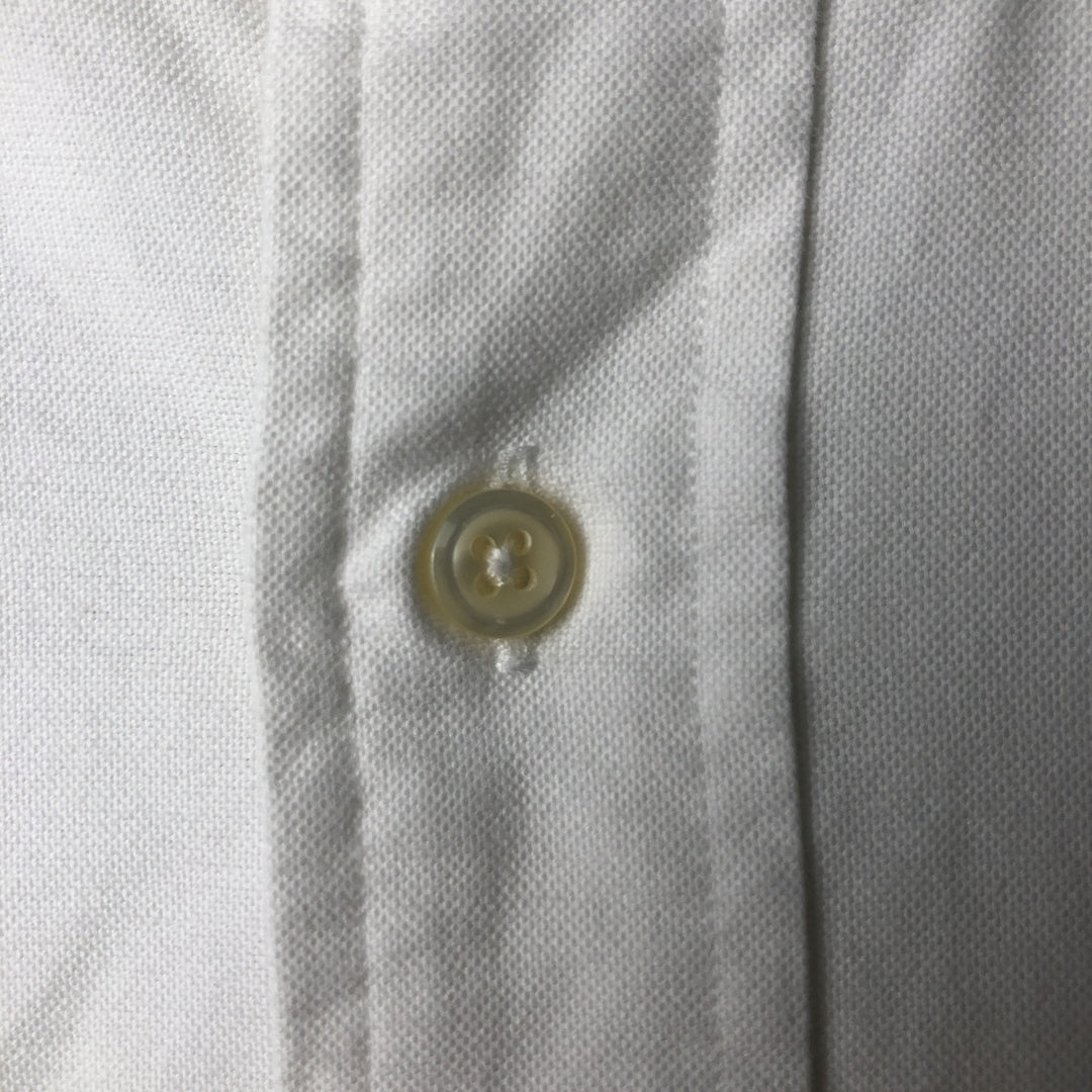 Ralph Lauren Classic Fit Long Sleeve Button Down Shirt, Men's Size L cotton pale white type Vintage Second Hand