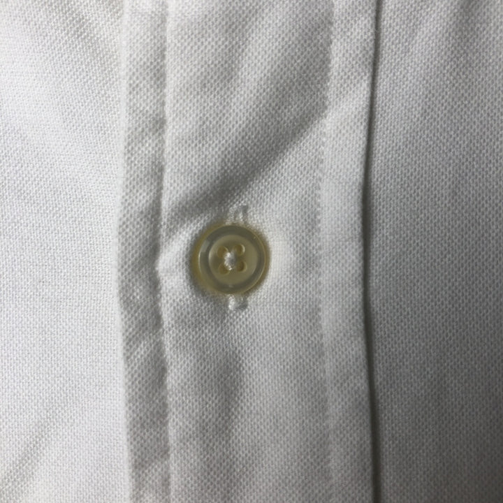 Ralph Lauren Classic Fit Long Sleeve Button Down Shirt, Men's Size L cotton pale white type Vintage Second Hand