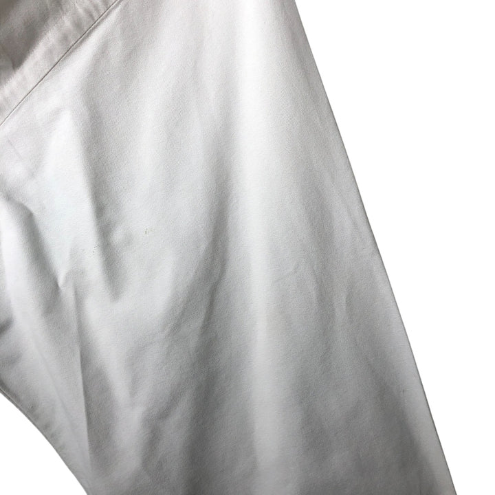 Ralph Lauren YARMOUTH long sleeve button down shirt, men's XL size cotton pale white type Vintage Second Hand