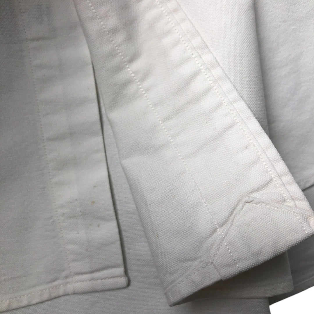 Ralph Lauren YARMOUTH long sleeve button down shirt, men's XL size cotton pale white type Vintage Second Hand