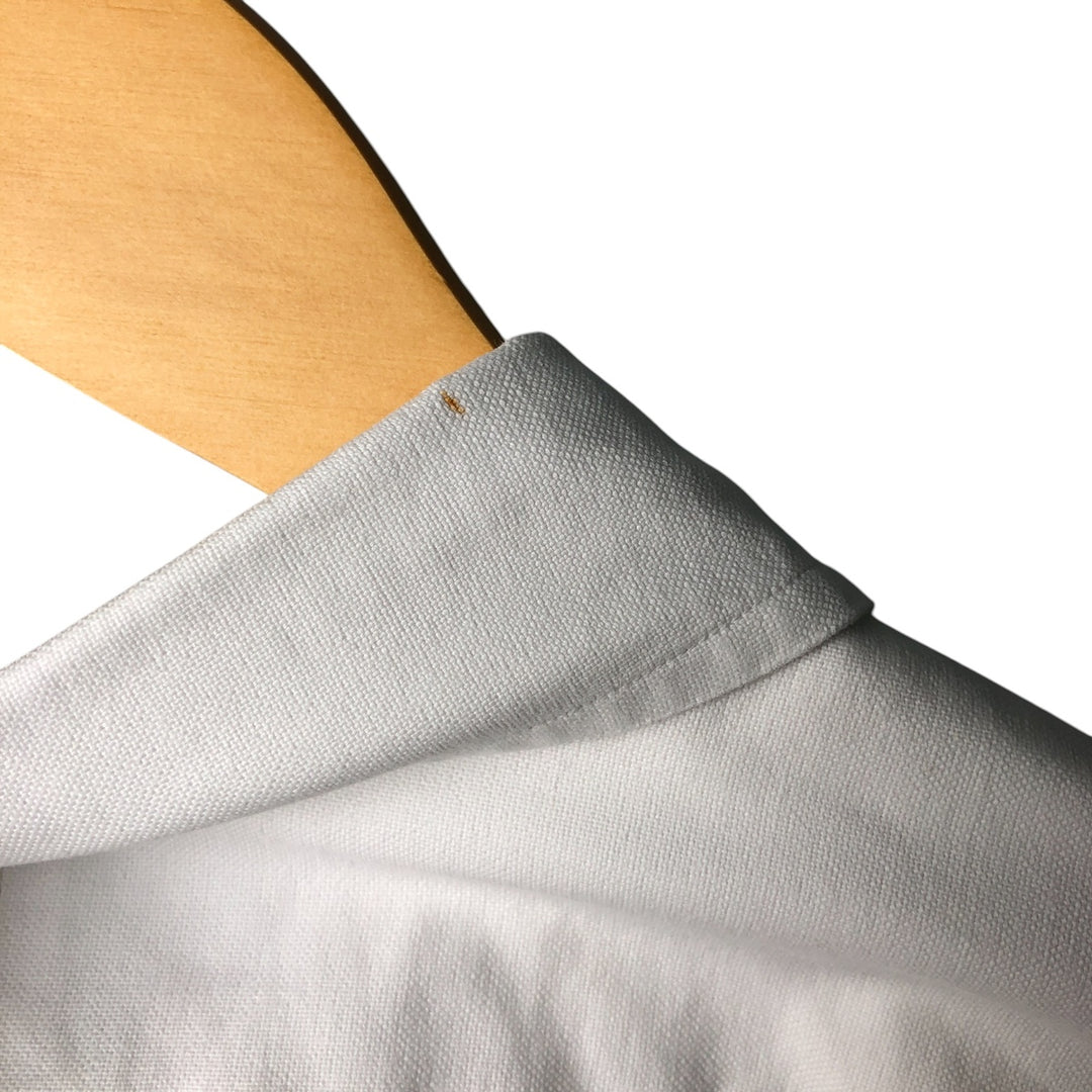 Ralph Lauren YARMOUTH long sleeve button down shirt, men's XL size cotton pale white type Vintage Second Hand
