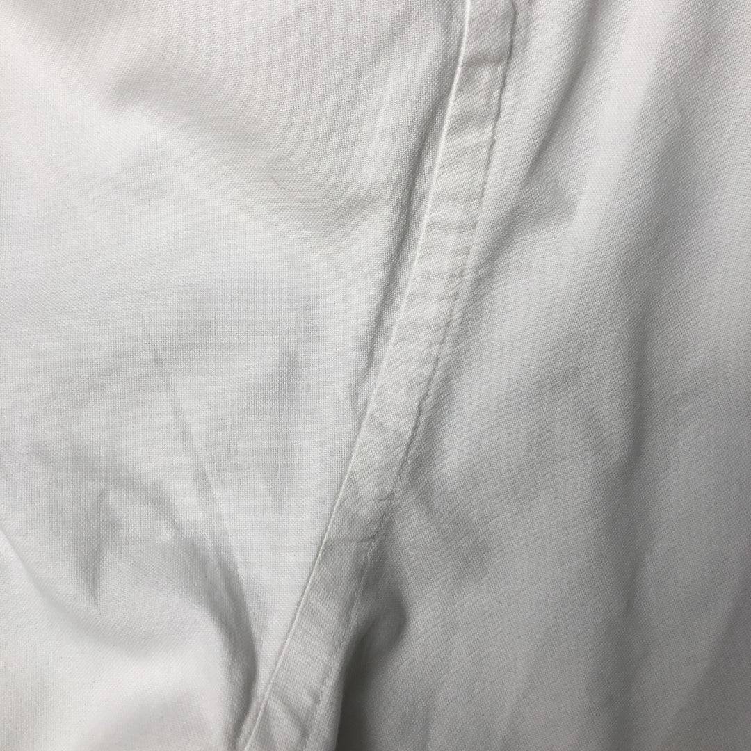 Ralph Lauren YARMOUTH long sleeve button down shirt, men's XL size cotton pale white type Vintage Second Hand