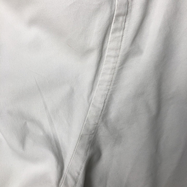 Ralph Lauren YARMOUTH long sleeve button down shirt, men's XL size cotton pale white type Vintage Second Hand