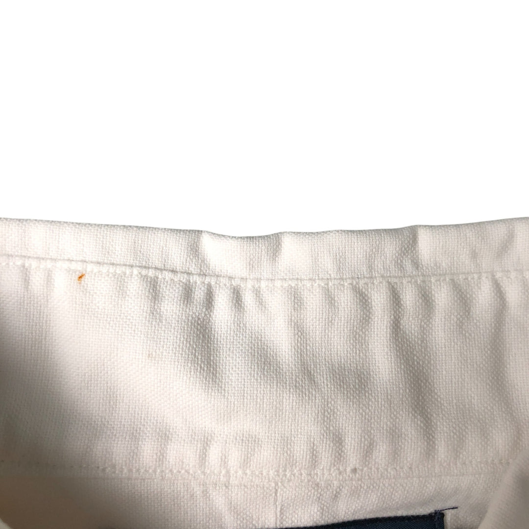 Ralph Lauren YARMOUTH long sleeve button down shirt, men's XL size cotton pale white type Vintage Second Hand
