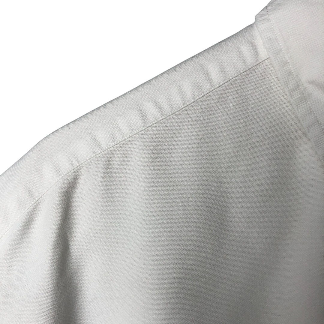 Ralph Lauren YARMOUTH long sleeve button down shirt, men's XXL size cotton white type Vintage Second Hand