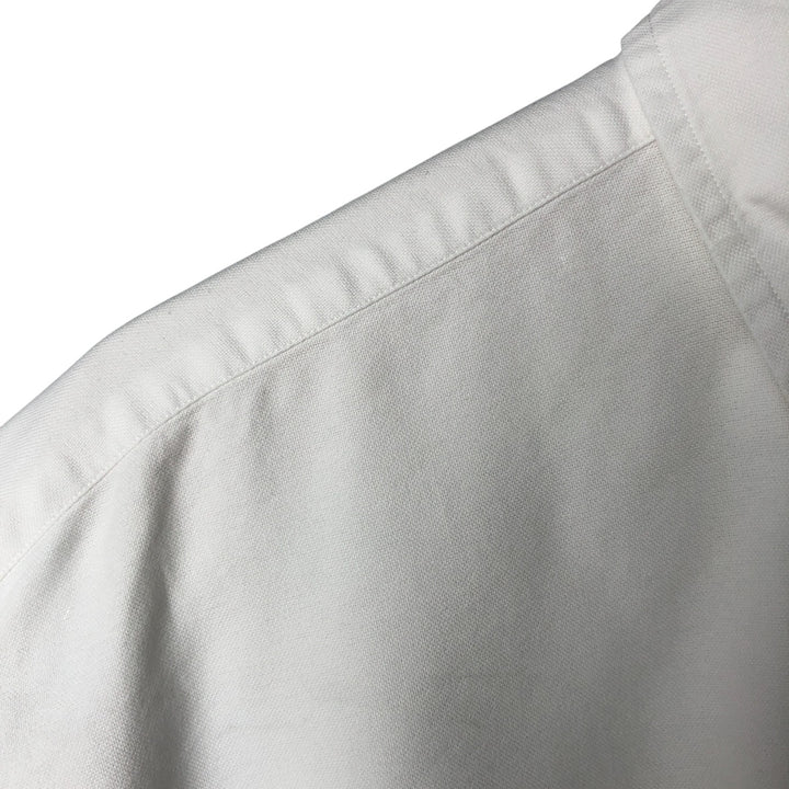 Ralph Lauren YARMOUTH long sleeve button down shirt, men's XXL size cotton white type Vintage Second Hand