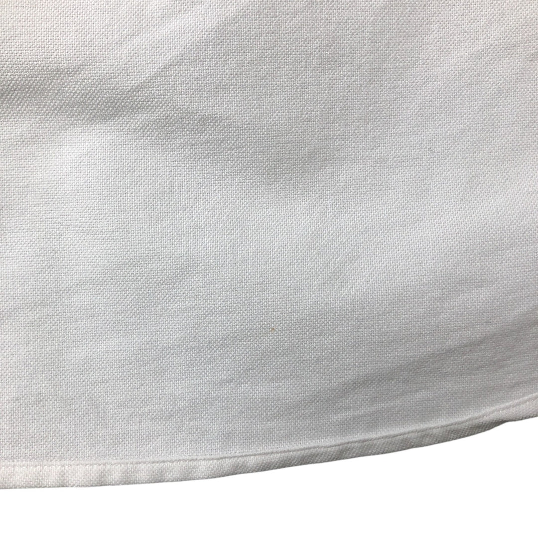 Ralph Lauren YARMOUTH long sleeve button down shirt, men's size M cotton white type Vintage Second Hand