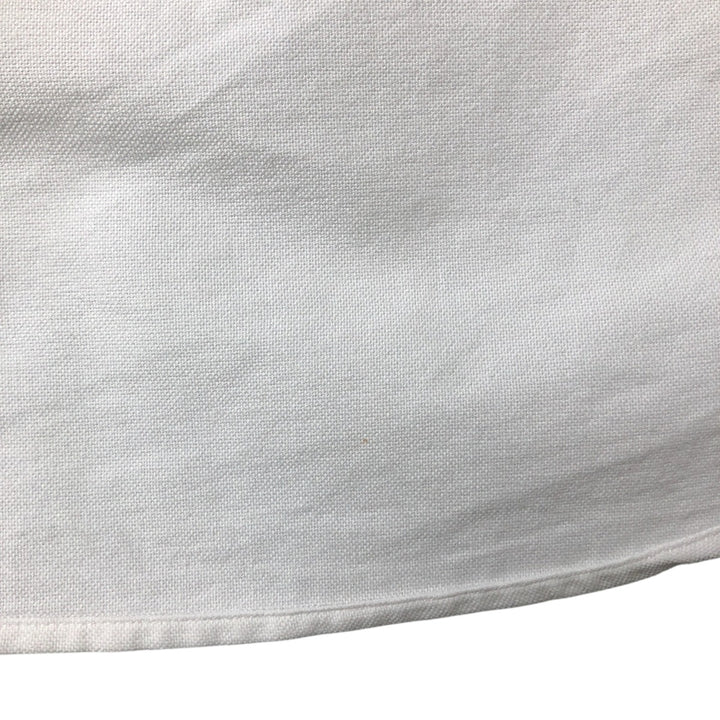 Ralph Lauren YARMOUTH long sleeve button down shirt, men's size M cotton white type Vintage Second Hand