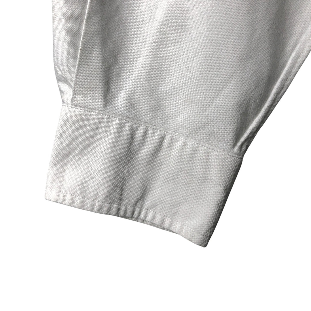 Ralph Lauren long sleeve button down shirt, men's size L unclear pale white type Vintage Second Hand