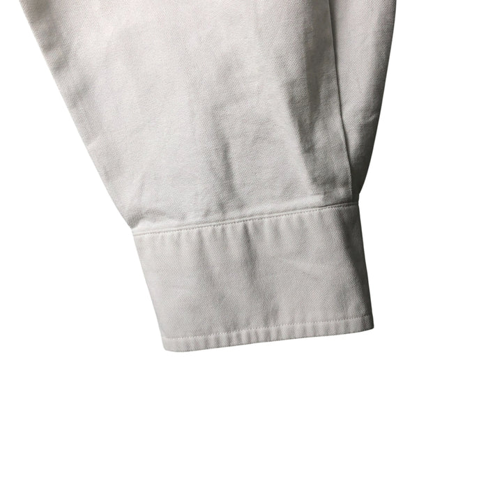 Ralph Lauren long sleeve button down shirt, men's size L unclear pale white type Vintage Second Hand